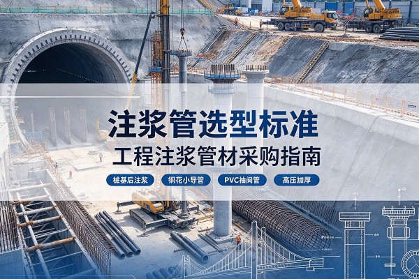 睢县注浆管选型标准