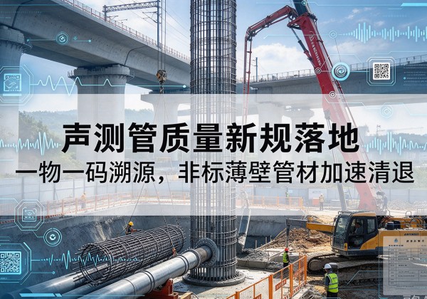 睢县声测管质量新规落地，一物一码溯源，非标薄壁管材加速清退